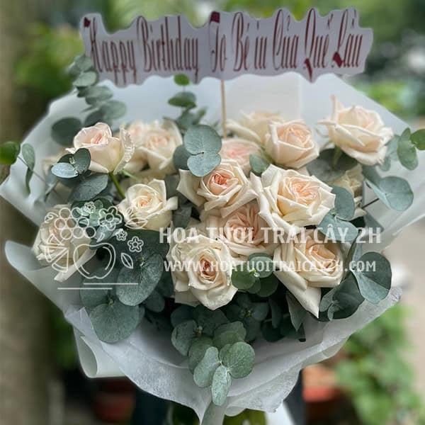 Bó hoa chúc mừng cầm tay 02