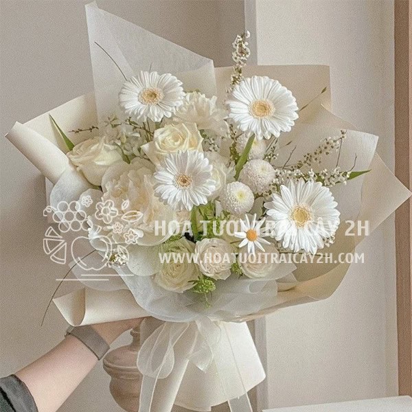 Bó hoa chúc mừng cầm tay 03