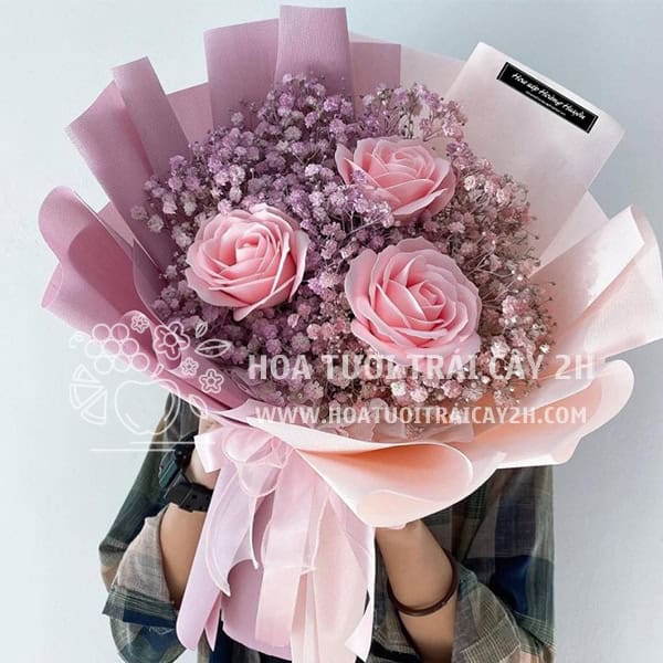 Bó hoa chúc mừng cầm tay 05