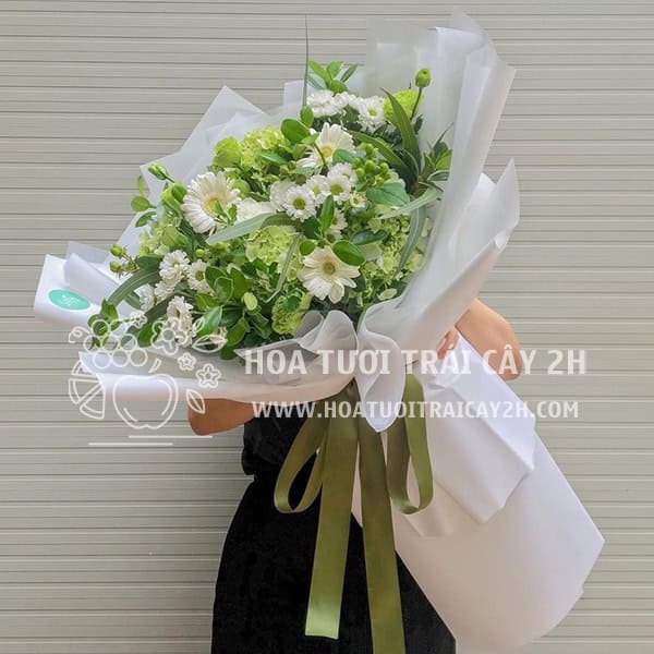 Bó hoa chúc mừng cầm tay 07