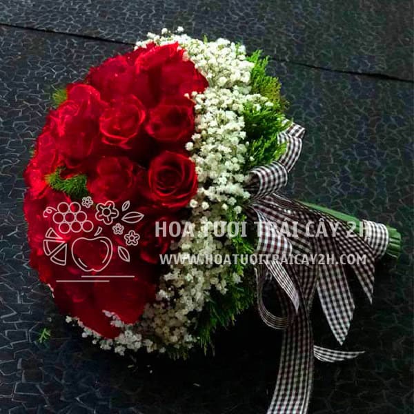 Bó hoa cưới cầm tay 052