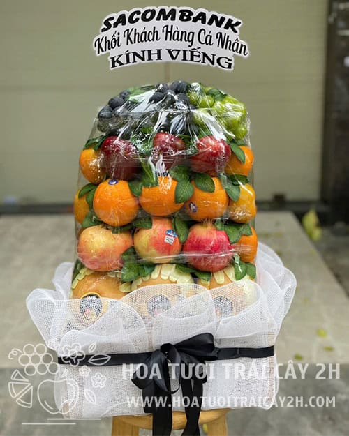 Giỏ trái cây viếng đám tang 029