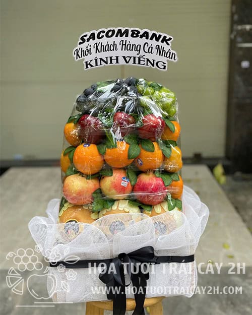 Giỏ trái cây viếng đám tang 011